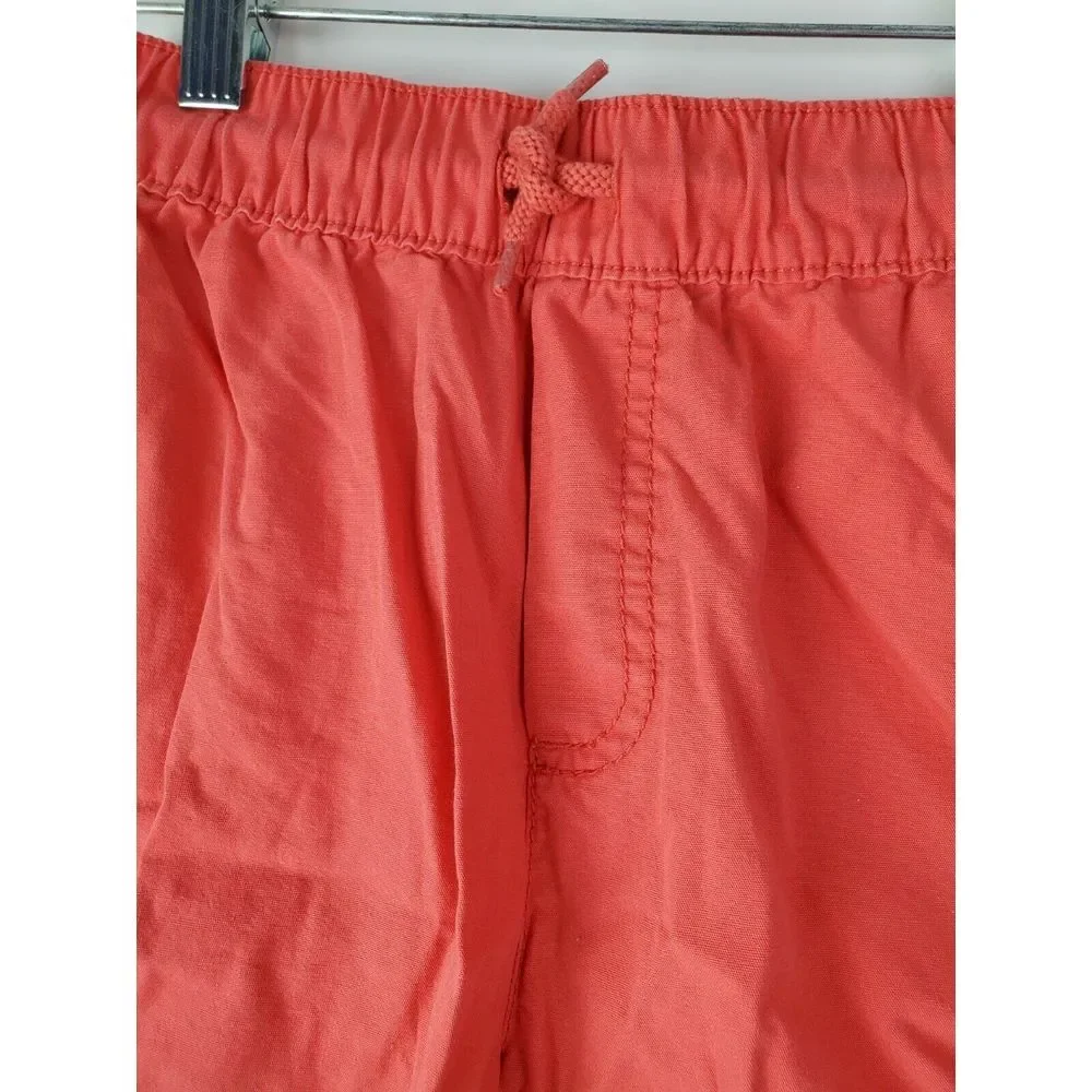 Osh Kosh BGosh‎ Cotton Cargo Shorts Size 10 Boys Elastic Waist Coral